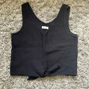 Madewell Tie Front Tank Top
